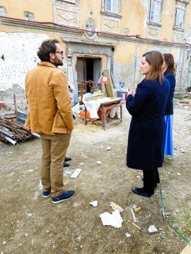 pogovor direktorice z dr. Marko Sraka in Špelo Spanžel